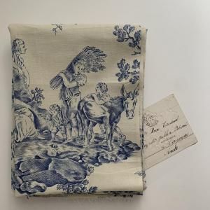 toile de Jouy bleu