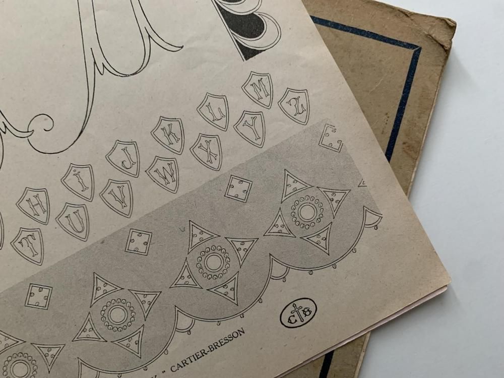 Alphabets & Festons No3 刺繍図案集