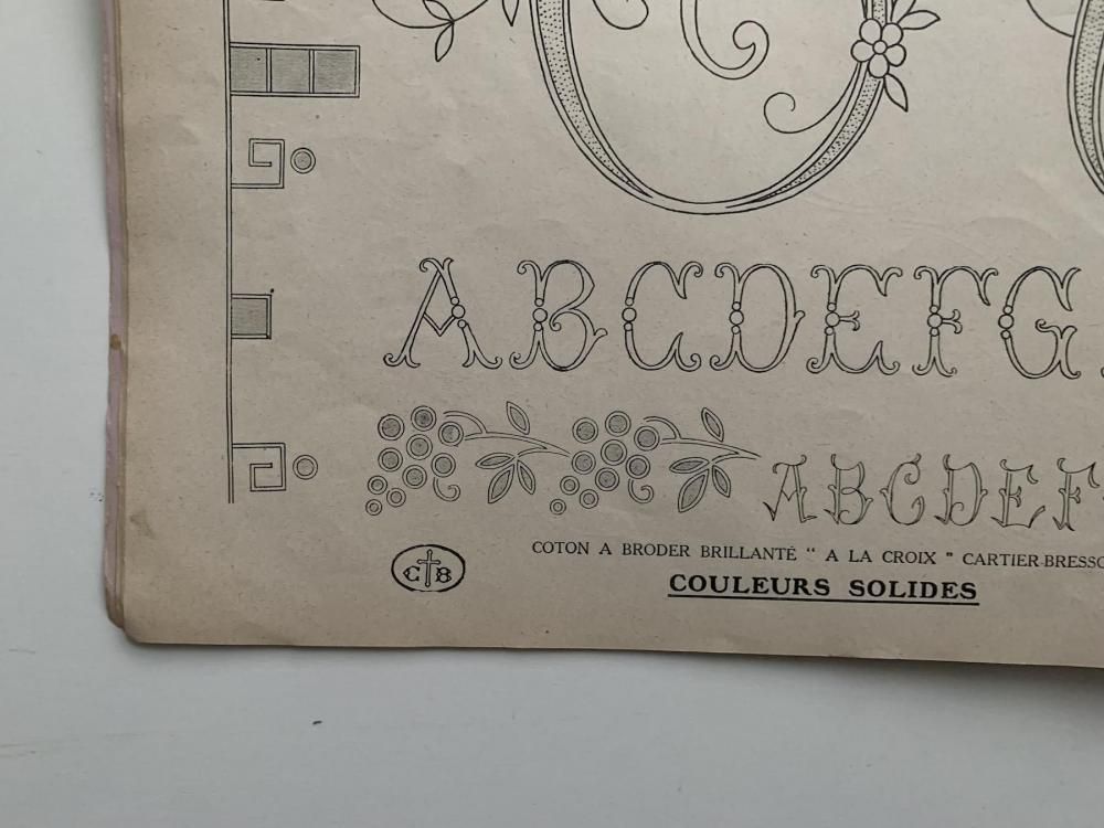 Alphabets & Festons No3 刺繍図案集