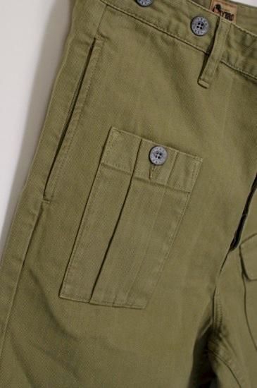 Nigel Cabourn × LYBRO】WW2 SHORT(GARMENT DYED COTTON HERRINGBONE