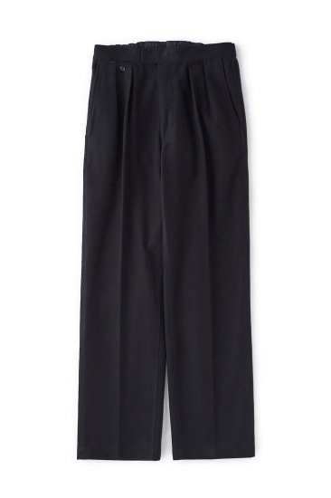 GATHERED BACK SPORTING TROUSER(COTTON)- BLACK - - KARBE Online