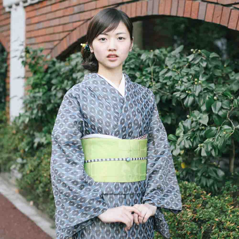 久留米絣の着物 - kurume kasuri textile