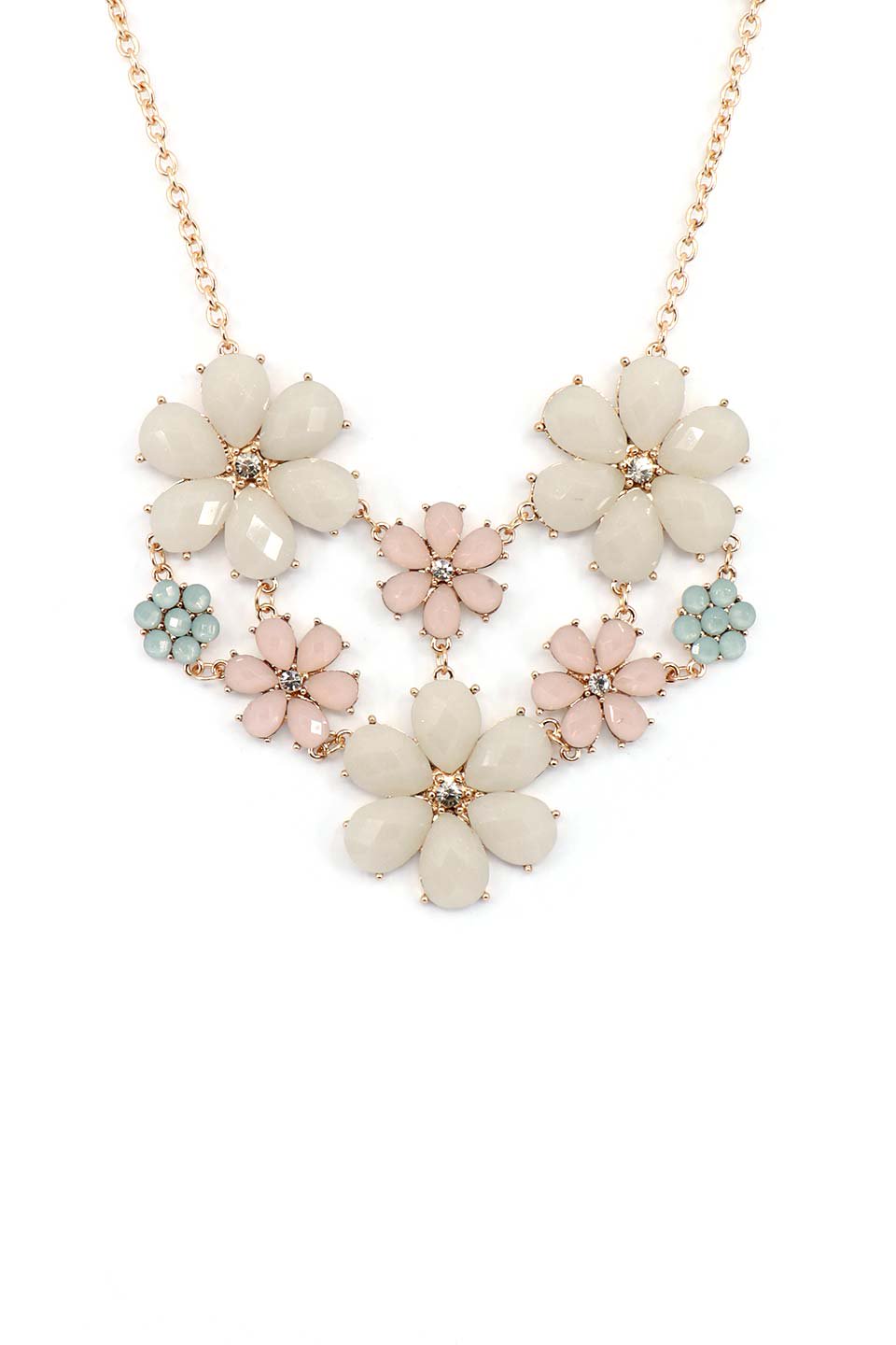 Floral Statement Necklace フラワーモチーフ・ネックレス