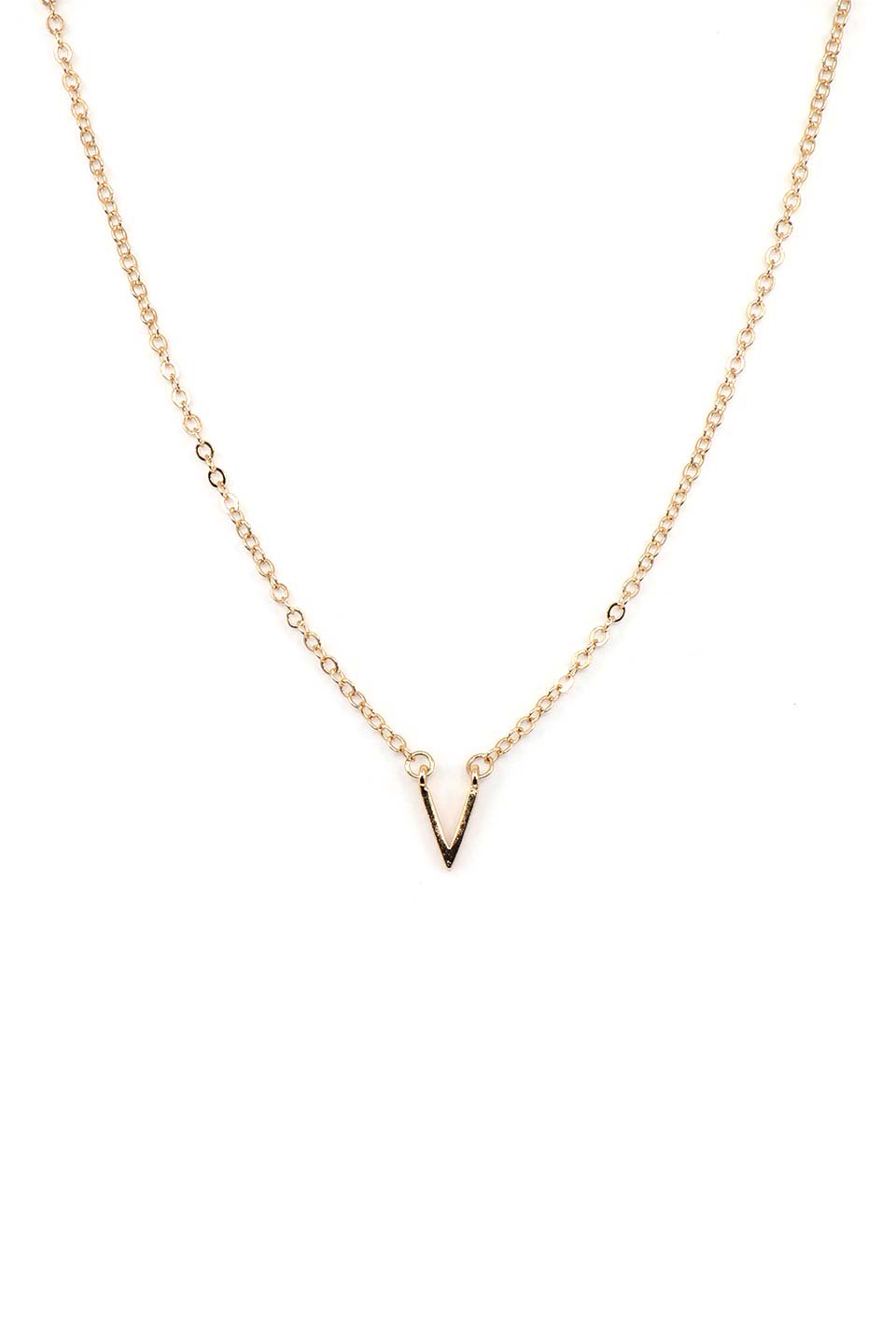 Delicate V Charm Necklace (GLD) Vチャーム・ネックレス / from