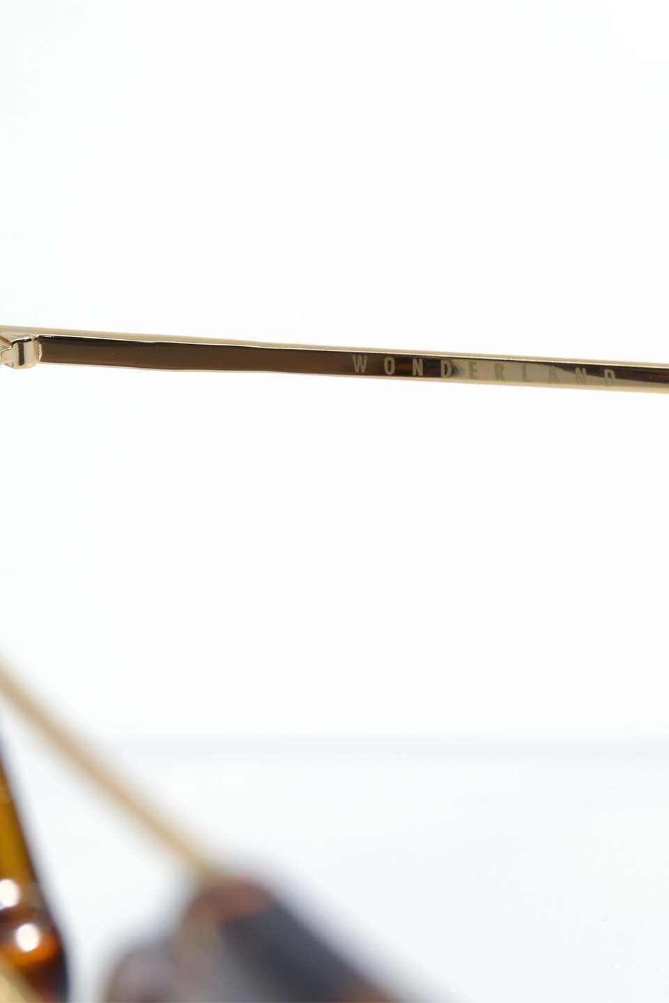 WONDERLANDのSTATELINE(02-Tortoise/BronzeLens)ステイトライン・メタルフレーム・サングラス/WONDERLANDのメガネ・サングラスや。WONDERLANDのコレクションの中で、アメリカ、日本共にロングセラーモデルとなっているアイコニックモデル