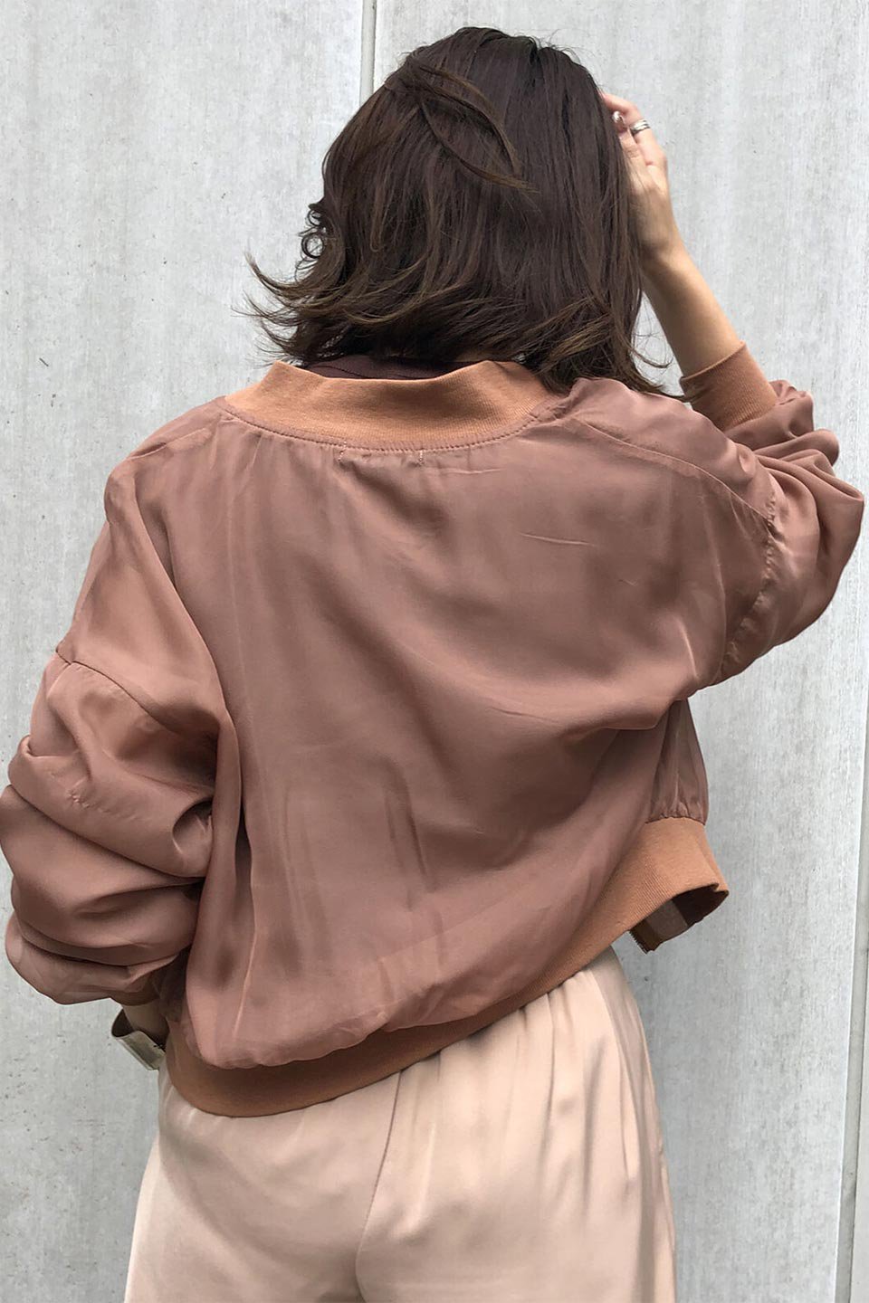 Sheer Short Blouson チュール・MA－1ブルゾン｜海外ファッションの