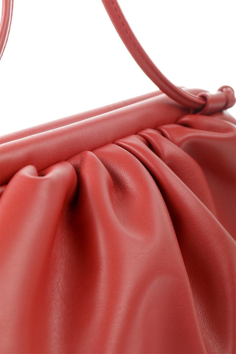 Brandy (Red) がま口・ギャザーバッグ/ by melie bianco/ 海外