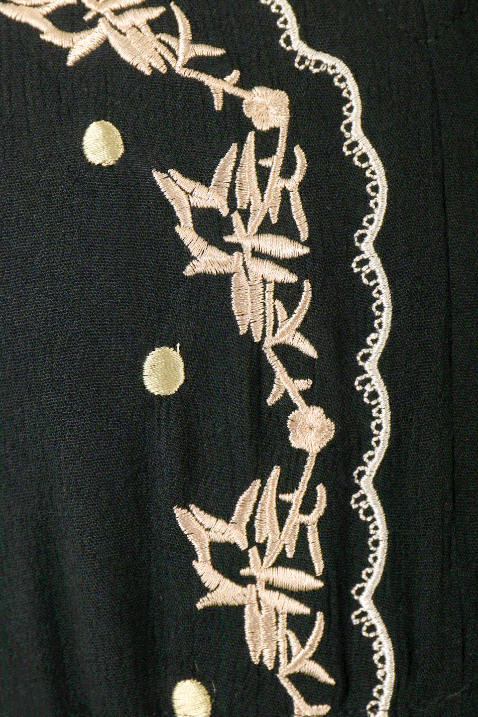 ボヘミアン モード インポート エキゾチック刺繍レースノースリワンピ 