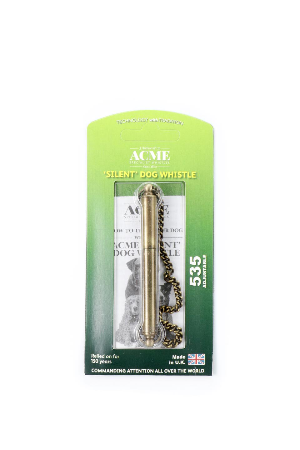 Acme Silent Dog Whistle (Antique Brass) アクメ社・サイレントドッグホイッスル（アンティークドブラス） / by  Acme|ドッググッズを海外から直輸入/福島市パセオ通りbloom