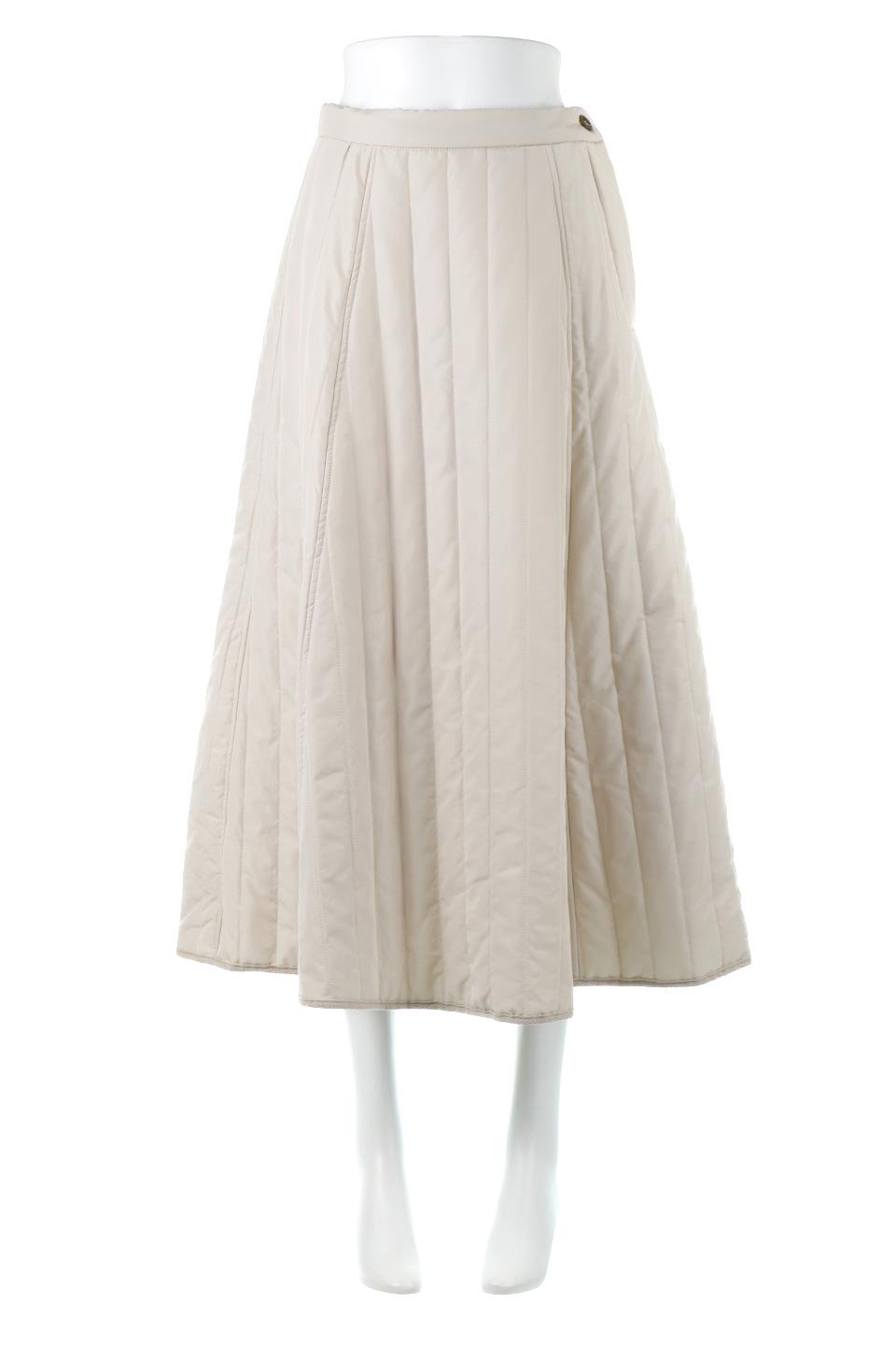 InsulatedQuiltedFlareSkirt中綿入り・キルティングスカート大人カジュアルに最適な海外ファッションのothers（その他インポートアイテム）のボトムやスカート。寒い時期に嬉しい中綿入のキルティング・フレアスカート。ソフトなポリエステル生地で軽い仕上がりです。/thumb-5