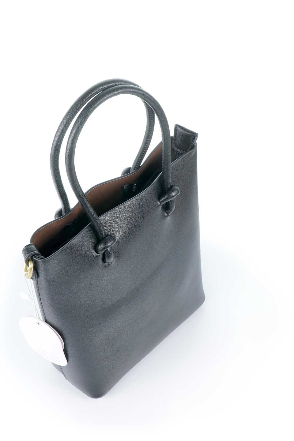 meliebiancoのBailey(Black)仕切り付き・２Ｗａｙミニトートバッグ/海外ファッション好きにオススメのインポートバッグとかばん、MelieBianco（メリービアンコ）のバッグやショルダーバッグ。仕切りやポケットが豊富で使いやすいミニトートバッグ。中央の仕切りの中にもポケットが付いています。/thumb-7