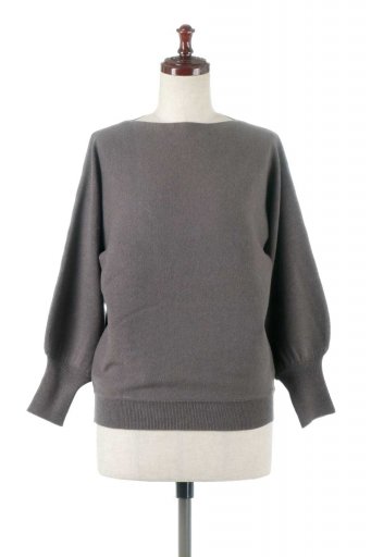 Volume Sleeve Dolman Knit Top ボリュームスリーブ・ドルマントップス / 大人カジュアルに最適な海外ファッションが得意な福島市のセレクトショップbloom