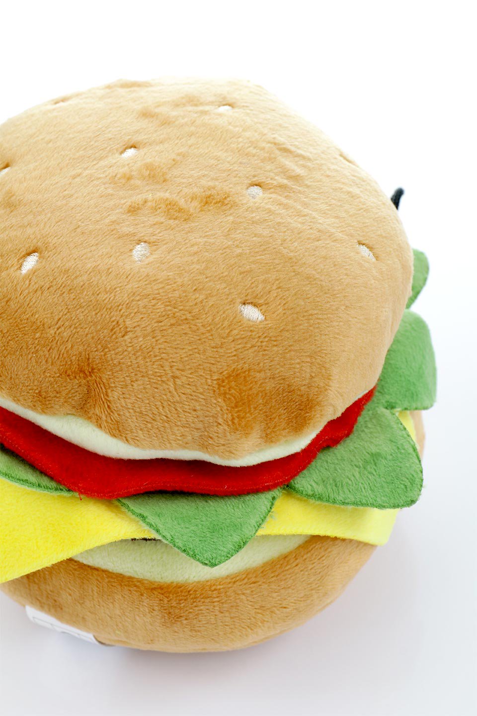 Hamburger Dog Toy (L) ハンバーガー・パロディーぬいぐるみ｜ドッグ