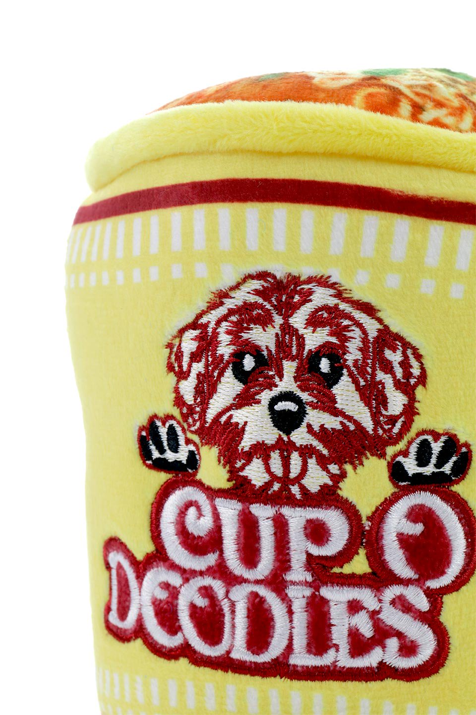 Cup O' Doodles Dog Toy (L) カップヌードル・パロディーぬいぐるみ｜ドッググッズを海外から直輸入/福島市パセオ通りbloom