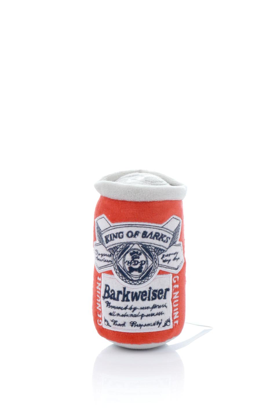 Barkweiser Beer Can バドワイザー・パロディーぬいぐるみ｜ドッグ