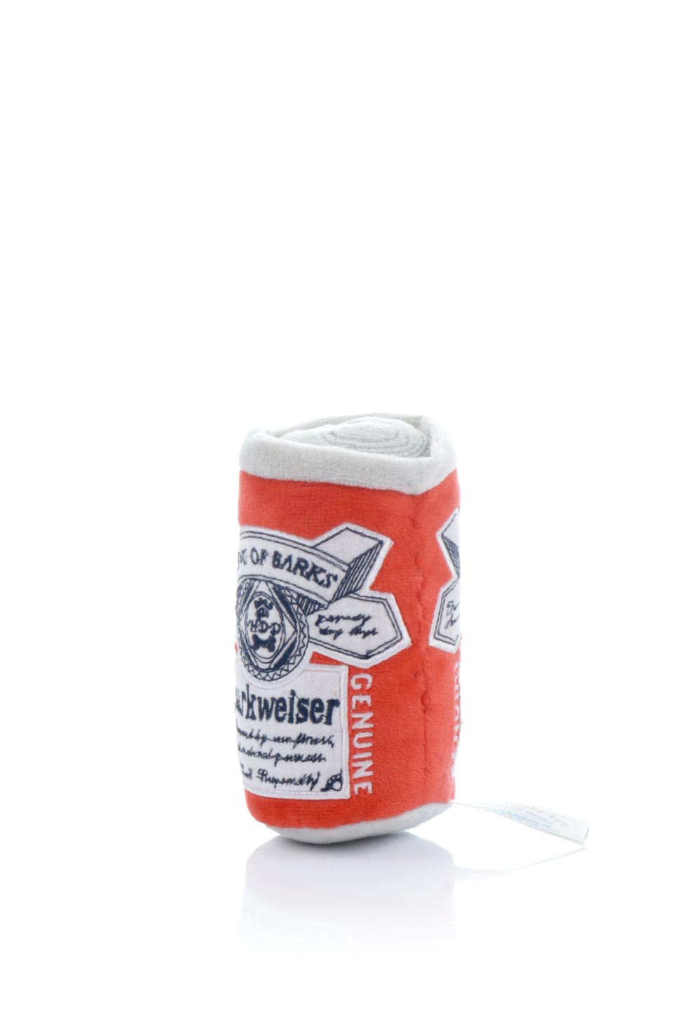 Barkweiser Beer Can バドワイザー・パロディーぬいぐるみ｜ドッグ