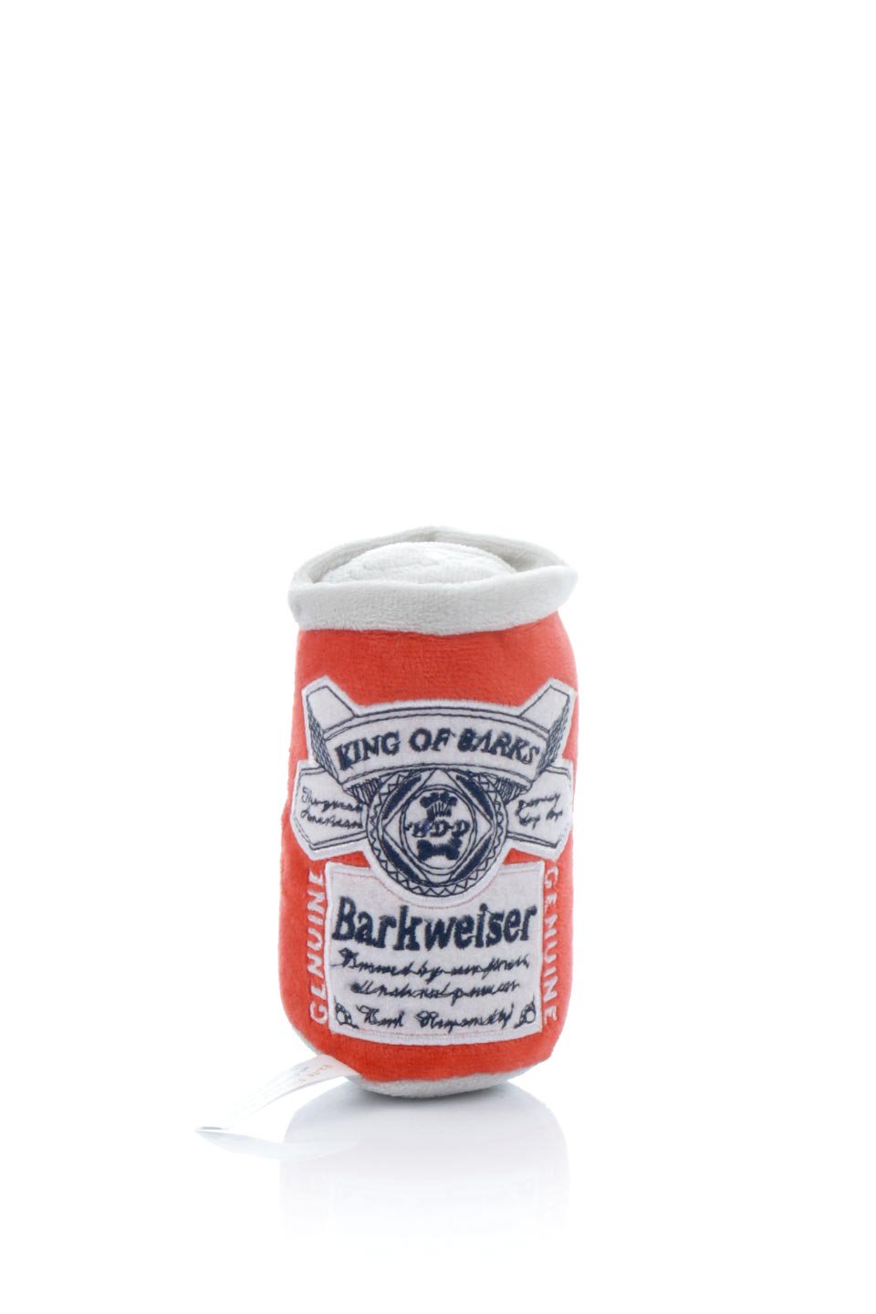 Barkweiser Beer Can バドワイザー・パロディーぬいぐるみ｜ドッグ