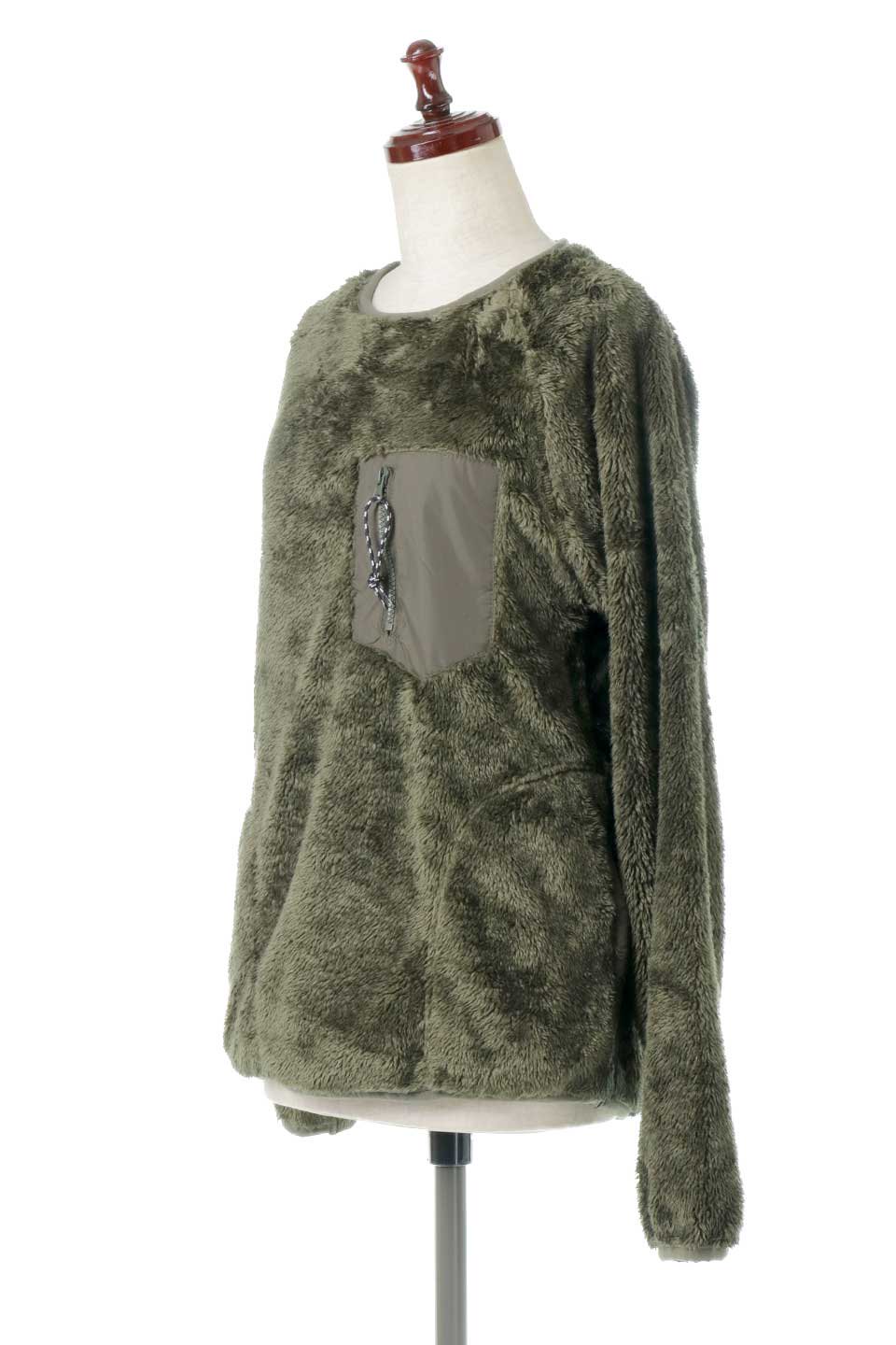 Unisex Shearling Fleece Pullover ユニセックス・ボアフリースプルオーバー