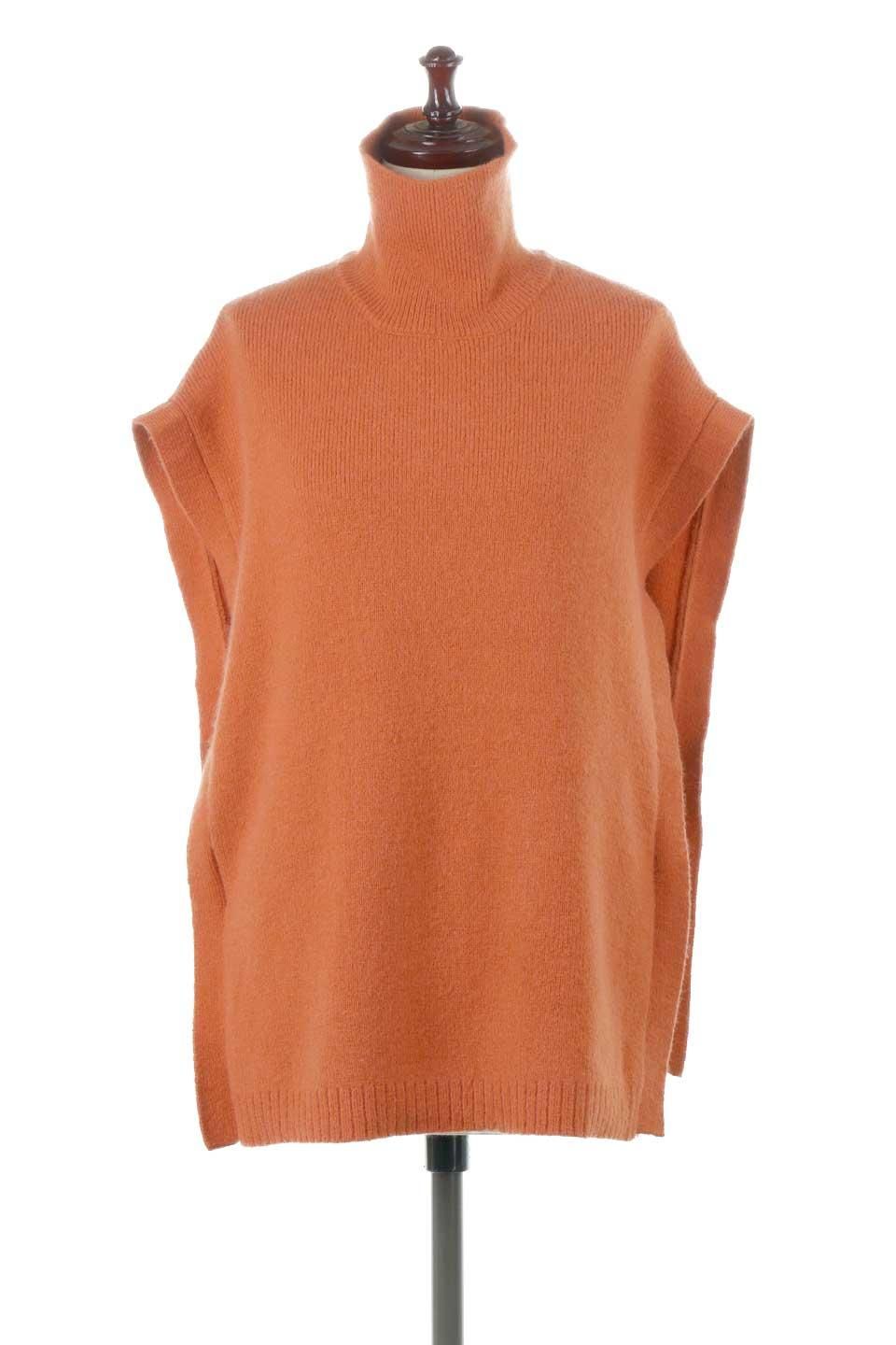 サイドオープン・ニットベスト｜海外ファッションのインポート