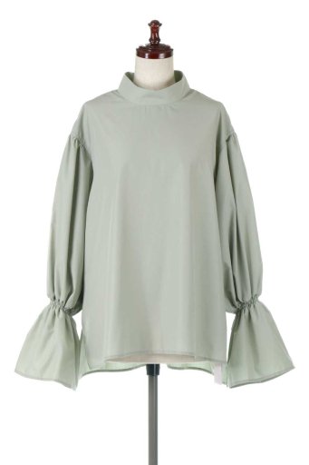 海外ファッションや大人カジュアルに最適なインポートセレクトアイテムのCandy Sleeve Over Sized Shirt キャンディースリーブ・オーバーシャツ