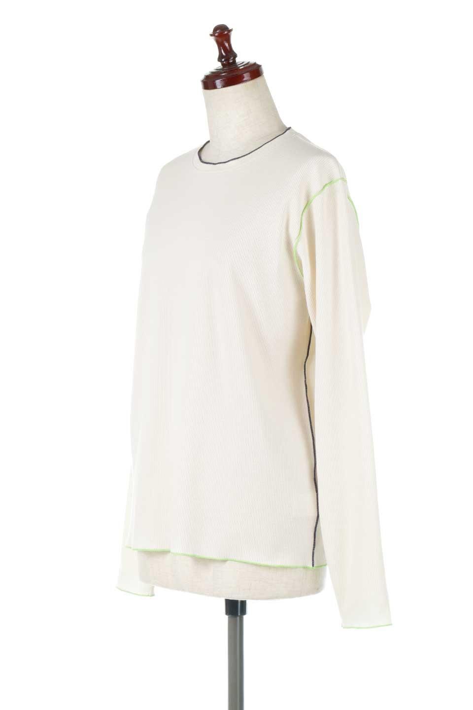 cvtvlist 1点物　ワッフルロンT lt020-ht-1.jpg
