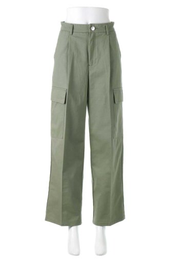 Cotton 6 Pocket Wide Pants ツイル・カーゴパンツ / 大人カジュアルに最適な海外ファッションが得意な福島市のセレクトショップbloom