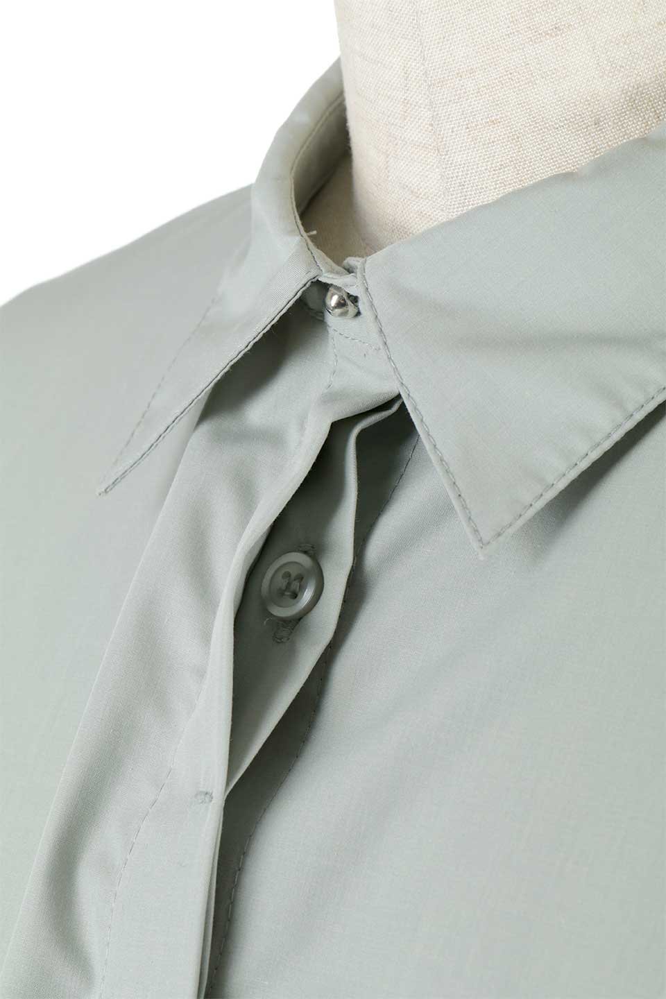 FlareHalfSleeveShirtsフレアスリーブ・五分袖シャツ大人カジュアルに最適な海外ファッションのothers（その他インポートアイテム）のトップスやシャツ・ブラウス。春夏に着たい半袖シャツをフレアスリーブにしたアイテム。サラッとしてなめらかな質感のシャツ生地を使用。/thumb-17