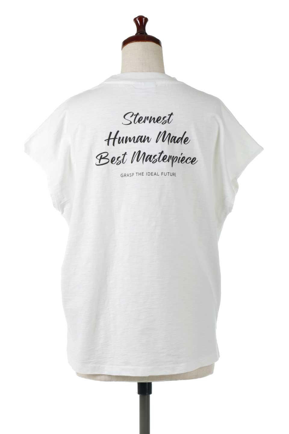 ソフトスラブ・バックプリントTシャツ｜海外ファッションの