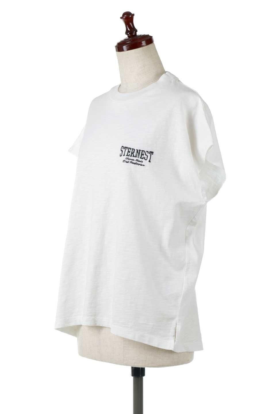 ソフトスラブ・バックプリントTシャツ｜海外ファッションの