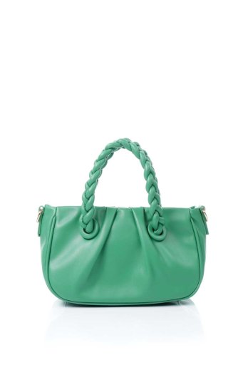 海外ファッションや大人カジュアルのためのインポートバッグ、かばんmelie bianco（メリービアンコ）のGracelyn (Green) ツイストハンドル・ハンドバッグ