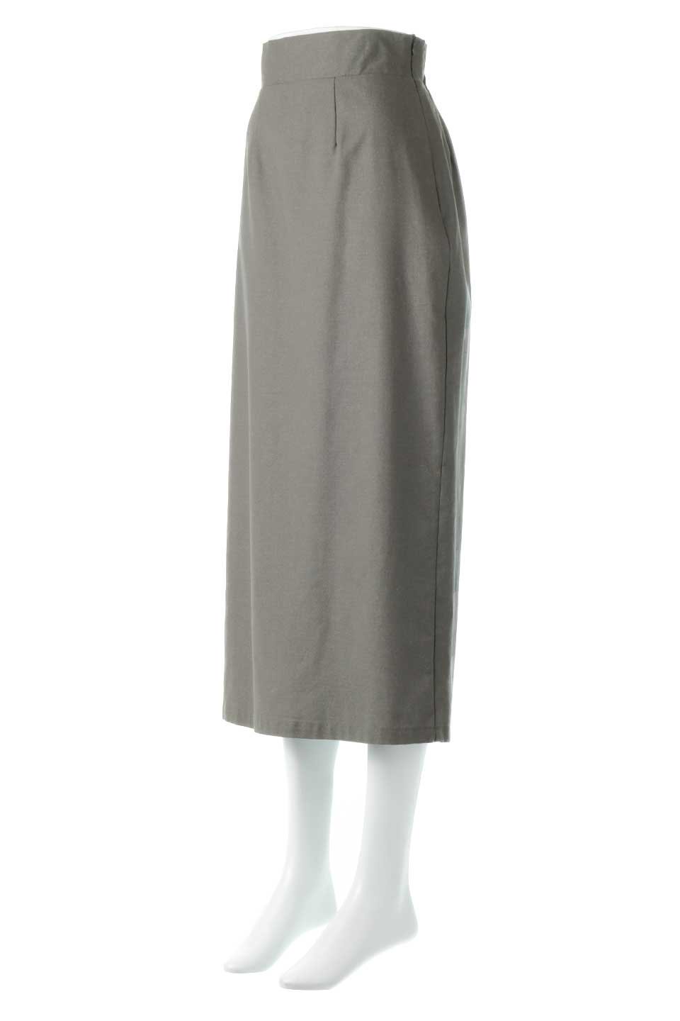 LinenMixedI-LineSkirtリネンライク・Ｉラインスカート大人カジュアルに最適な海外ファッションのothers（その他インポートアイテム）のボトムやスカート。夏に嬉しいリネン風素材のセミタイトなIラインスカート。夏にぴったりの快適な素材で、程よい抜け感が魅力。/main-11