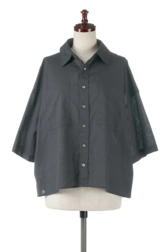 Oversized Cotton Summer Shirts オーバーサイズ・コットンシャツ / 大人カジュアルに最適な海外ファッションが得意な福島市のセレクトショップbloom