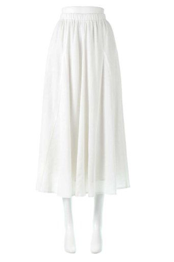 海外ファッションや大人カジュアルに最適なインポートセレクトアイテムのGeometric Embroidered Flare Skirt 模様ししゅう・フレアスカート
