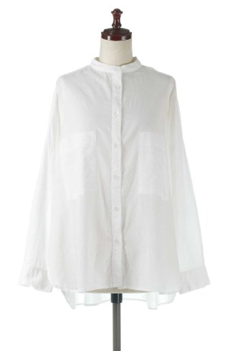 海外ファッションや大人カジュアルに最適なインポートセレクトアイテムのLong Sleeve Cotton Over Shirts ソフトコットン・長袖オーバーシャツ