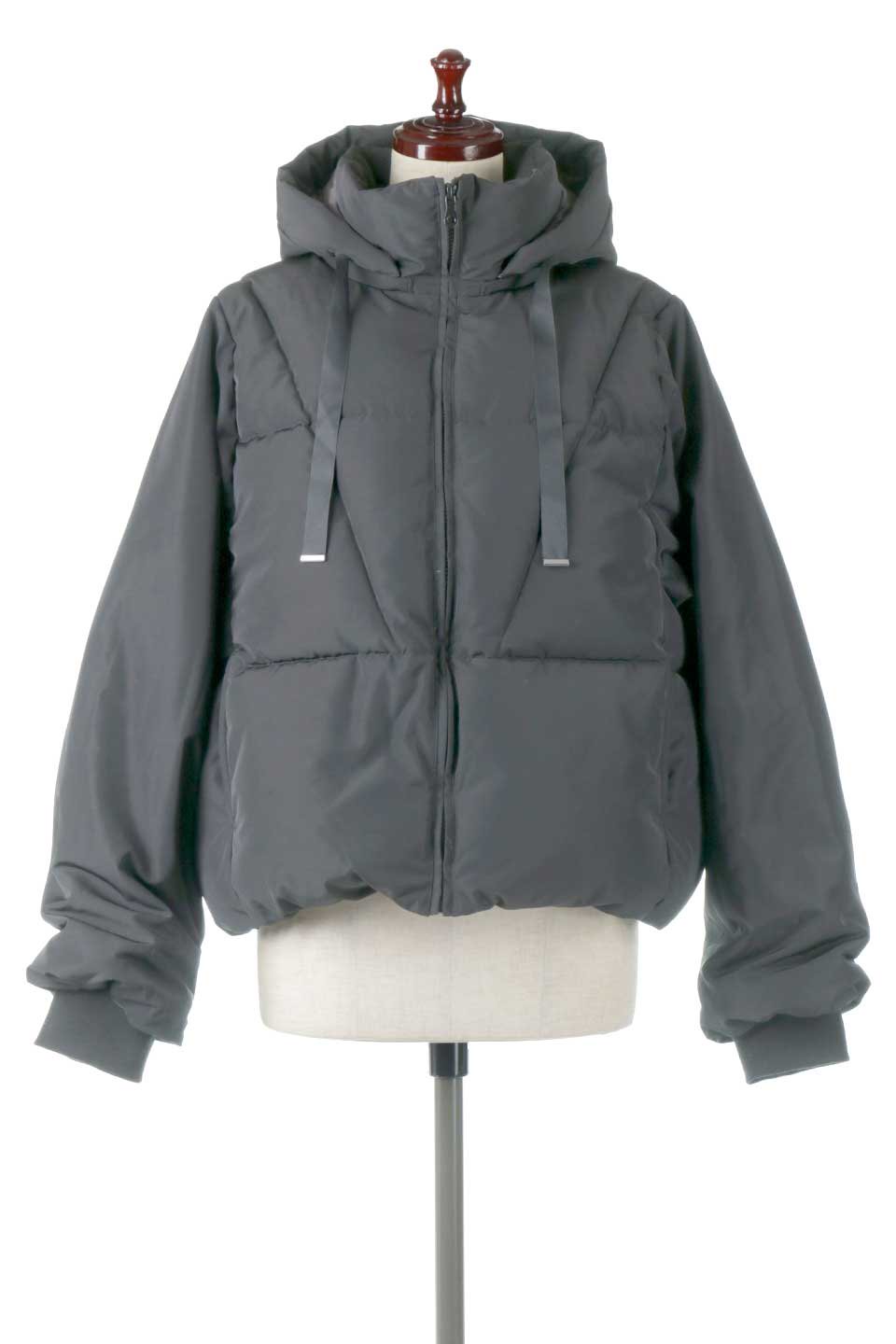 SORONAShortPufferJacketソロナ中綿・ショートジャケット大人カジュアルに最適な海外ファッションのothers（その他インポートアイテム）のアウターやジャケット。ボリューミーだけど着ぶくれしない。デュポン社の新素材を使用した中綿ジャケット。/main-10
